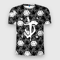 Мужская спорт-футболка Doom x nirvana pattern