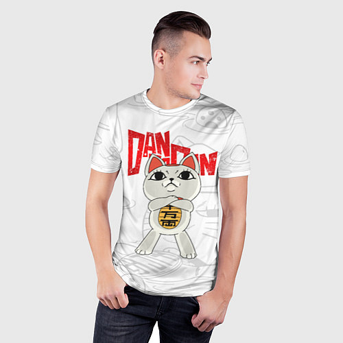 Мужская спорт-футболка Dandadan - манеки неко / 3D-принт – фото 3
