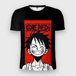 Футболка спортивная мужская Ван Пис, Луффи, цвет: 3D-принт