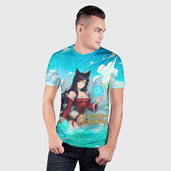 Футболка спортивная мужская Ahri League of Legends, цвет: 3D-принт — фото 2