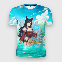 Футболка спортивная мужская Ahri League of Legends, цвет: 3D-принт