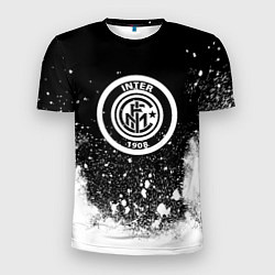Футболка спортивная мужская Inter белый всплеск краско, цвет: 3D-принт