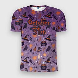 Футболка спортивная мужская 31 октября, цвет: 3D-принт