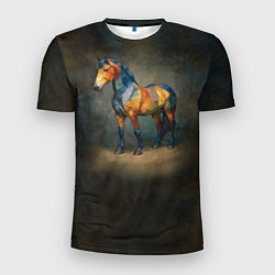 Футболка спортивная мужская Конь Ренессанс, цвет: 3D-принт
