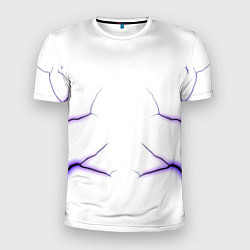 Мужская спорт-футболка Color white purple