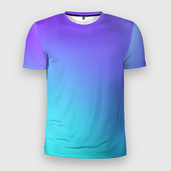 Мужская спорт-футболка Color multi-colored gradient