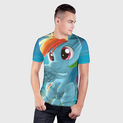 Мужская спорт-футболка My littlle pony / 3D-принт – фото 3
