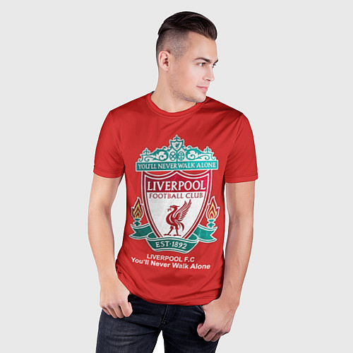 Мужская спорт-футболка Liverpool / 3D-принт – фото 3