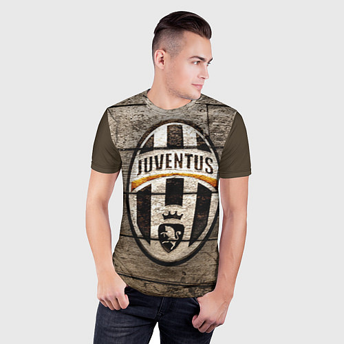 Мужская спорт-футболка Juventus / 3D-принт – фото 3