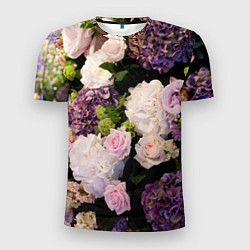Мужская спорт-футболка Весенние цветы