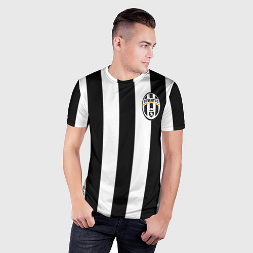 Мужская спорт-футболка Juventus: Vidal / 3D-принт – фото 3