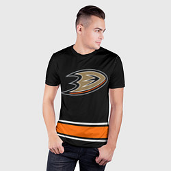 Футболка спортивная мужская Anaheim Ducks Selanne, цвет: 3D-принт — фото 2