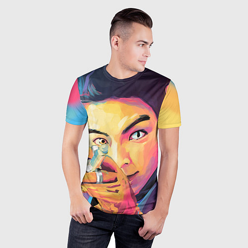 Мужская спорт-футболка Big Bang Art / 3D-принт – фото 3
