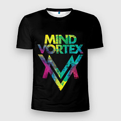 Футболка спортивная мужская Mind Vortex Colour, цвет: 3D-принт