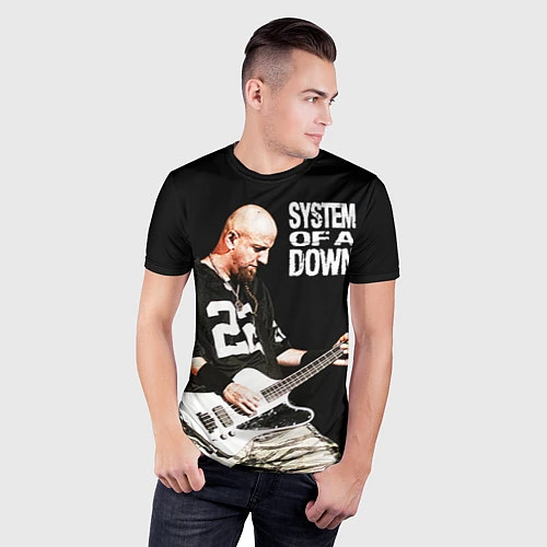 Мужская спорт-футболка System of a Down / 3D-принт – фото 3