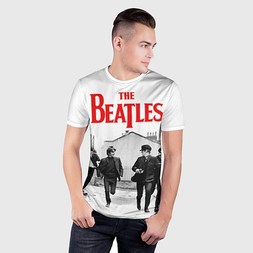 Мужская спорт-футболка The Beatles: Break / 3D-принт – фото 3