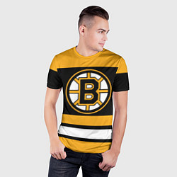 Футболка спортивная мужская Boston Bruins, цвет: 3D-принт — фото 2