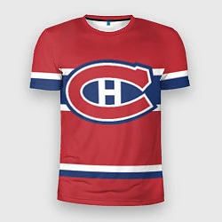 Футболка спортивная мужская Montreal Canadiens, цвет: 3D-принт