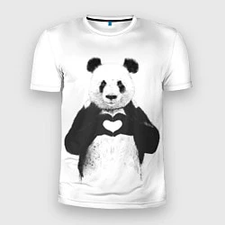 Мужская спорт-футболка Panda Love