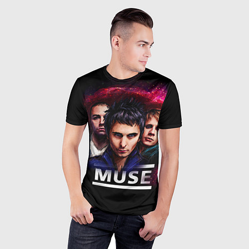 Мужская спорт-футболка Muse Band / 3D-принт – фото 3