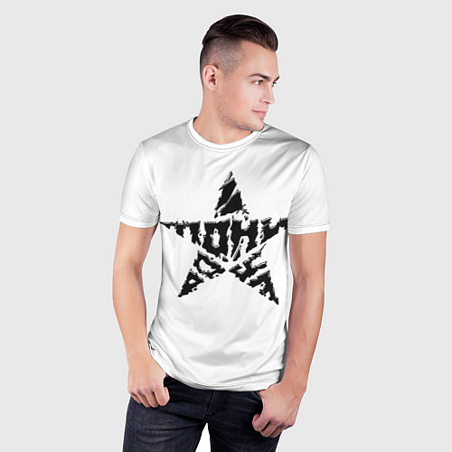 Мужская спорт-футболка Тони Раут звезда / 3D-принт – фото 3