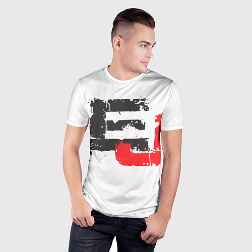 Мужская спорт-футболка Eminem: EJ / 3D-принт – фото 3