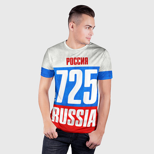Мужская спорт-футболка Russia: from 725 / 3D-принт – фото 3