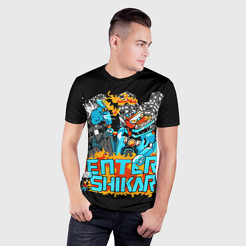 Мужская спорт-футболка Enter Shikari: Street style / 3D-принт – фото 3