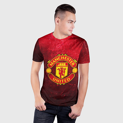 Мужская спорт-футболка Манчестер Юнайтед / 3D-принт – фото 3