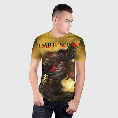 Мужская спорт-футболка Dark Souls: Braveheart / 3D-принт – фото 3