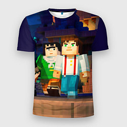 Мужская спорт-футболка Minecraft Men's