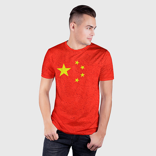 Мужская спорт-футболка Китай / 3D-принт – фото 3