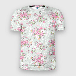 Мужская спорт-футболка Flower pattern