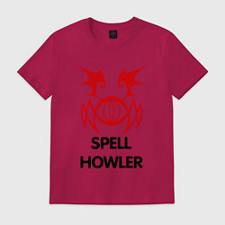 Футболка хлопковая мужская Dark Elf Mage - Spell Howler, цвет: маджента