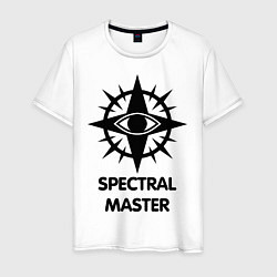 Футболка хлопковая мужская Dark Elf Mage - Spectral Master, цвет: белый