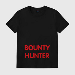 Футболка хлопковая мужская Dwarf Fighter - Bounty Hunter, цвет: черный
