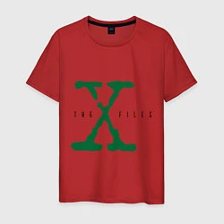 Футболка хлопковая мужская The X-files, цвет: красный