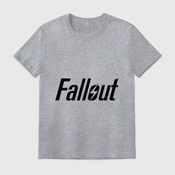 Футболка хлопковая мужская Fallout, цвет: меланж