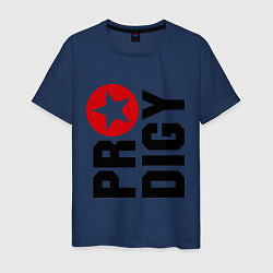 Футболка хлопковая мужская Prodigy Star, цвет: тёмно-синий