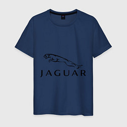 Футболка хлопковая мужская Jaguar цвета тёмно-синий — фото 1