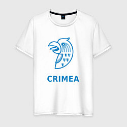 Футболка хлопковая мужская Crimea цвета белый — фото 1