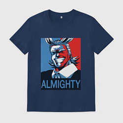 Футболка хлопковая мужская Моя геройская академия, цвет: тёмно-синий