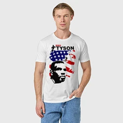 Футболка хлопковая мужская Mike Tyson: USA Boxing, цвет: белый — фото 2