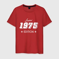Футболка хлопковая мужская Limited Edition 1975, цвет: красный