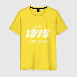 Футболка хлопковая мужская Limited Edition 1975, цвет: желтый