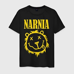 Футболка хлопковая мужская Narnia, цвет: черный