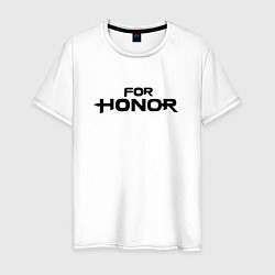 Футболка хлопковая мужская For Honor, цвет: белый