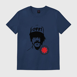 Футболка хлопковая мужская Red Hot Chili Peppers: Off, цвет: тёмно-синий