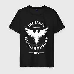Футболка хлопковая мужская The Eagle: Khabib UFC, цвет: черный