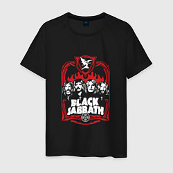Футболка хлопковая мужская Black Sabbath Collective, цвет: черный